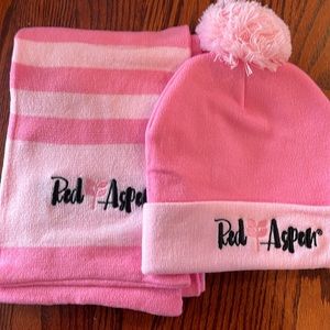Red Aspen hat & scarf